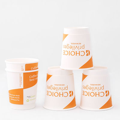 ফুড গ্রেড ডাবল ওয়াল পেপার কাপ 360 মিলি 10oz গরম কফি নিতে কাপ