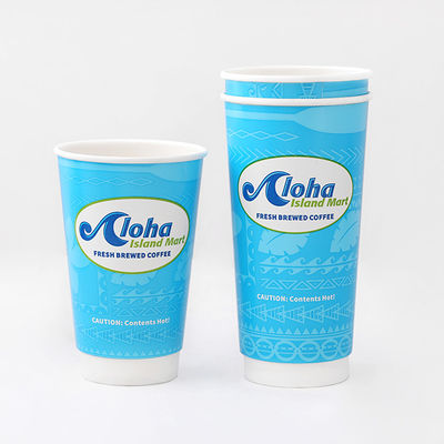 কাস্টমাইজেশন ডাবল ওয়াল পেপার কাপ 360ml 10oz পেপার কাপ ব্র্যান্ডেড