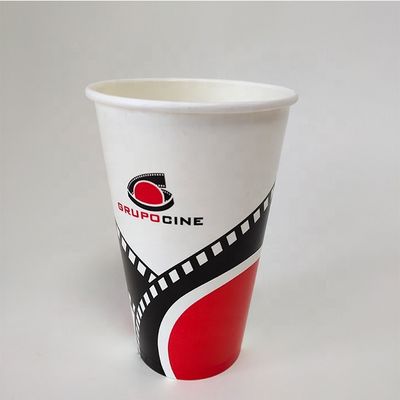 পানীয় একক ওয়াল পেপার কাপ 22oz 630ml Biodegradable To Go Cups PE লেপ